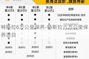 特斯拉6万公里保养-特斯拉六万公里保养项目