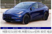 特斯拉SUV价格,特斯拉suv价格 报价 电动车