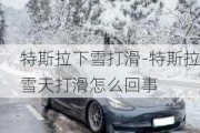 特斯拉下雪打滑-特斯拉雪天打滑怎么回事