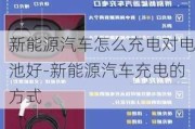 新能源汽车怎么充电对电池好-新能源汽车充电的方式