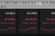 特斯拉市值蒸发超7000亿美元-特斯拉市值蒸发超7000亿美元