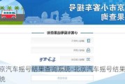 北京汽车摇号结果查询系统-北京汽车摇号结果查询系统