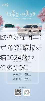 欧拉好猫明年肯定降价_欧拉好猫2024落地价多少钱