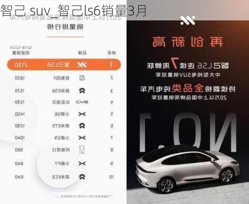 智己 suv_智己ls6销量3月