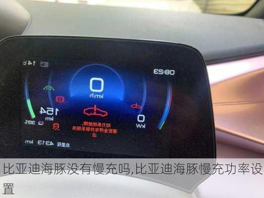 比亚迪海豚没有慢充吗,比亚迪海豚慢充功率设置