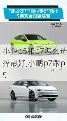 小鹏p5和p7怎么选择最好,小鹏p7跟p5