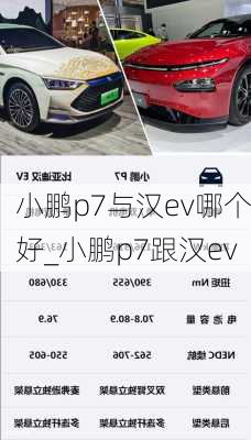 小鹏p7与汉ev哪个好_小鹏p7跟汉ev