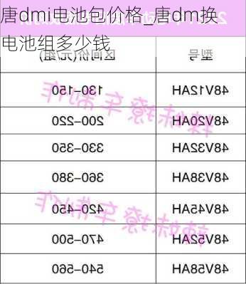 唐dmi电池包价格_唐dm换电池组多少钱