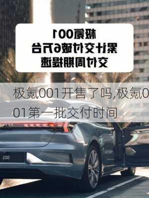 极氪001开售了吗,极氪001第一批交付时间