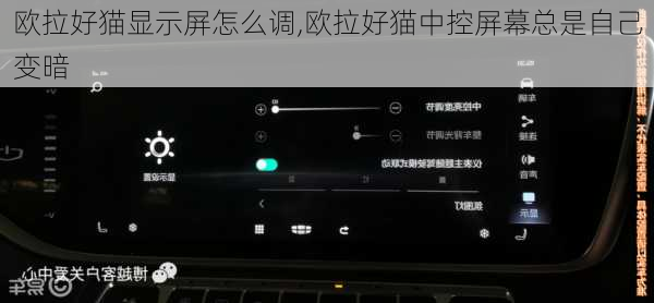 欧拉好猫显示屏怎么调,欧拉好猫中控屏幕总是自己变暗