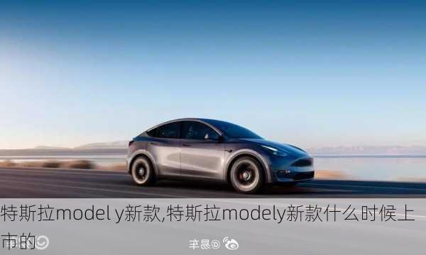 特斯拉model y新款,特斯拉modely新款什么时候上市的