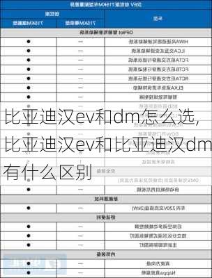 比亚迪汉ev和dm怎么选,比亚迪汉ev和比亚迪汉dm有什么区别