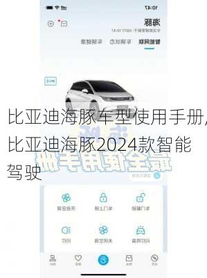 比亚迪海豚车型使用手册,比亚迪海豚2024款智能驾驶