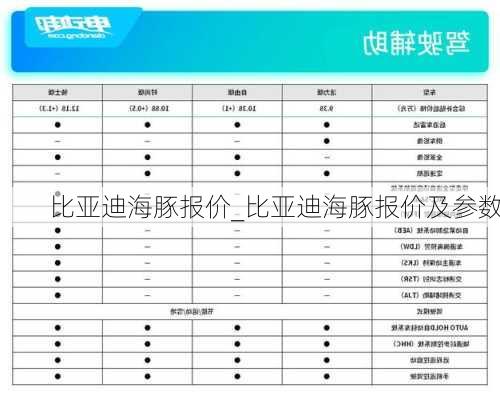 比亚迪海豚报价_比亚迪海豚报价及参数