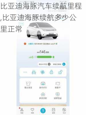 比亚迪海豚汽车续航里程,比亚迪海豚续航多少公里正常