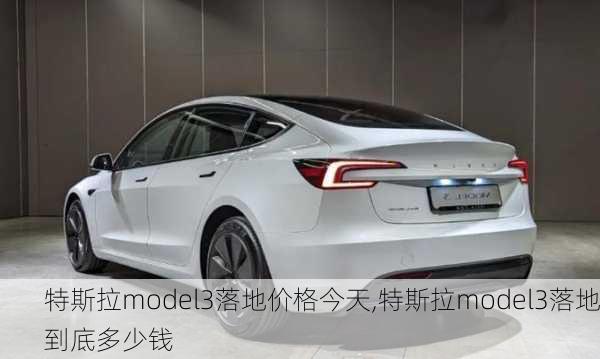 特斯拉model3落地价格今天,特斯拉model3落地到底多少钱