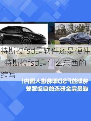 特斯拉fsd是软件还是硬件_特斯拉fsd是什么东西的缩写