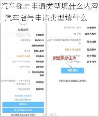 汽车摇号申请类型填什么内容_汽车摇号申请类型填什么