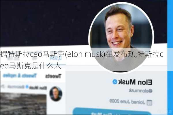 据特斯拉ceo马斯克(elon musk)在发布现,特斯拉ceo马斯克是什么人