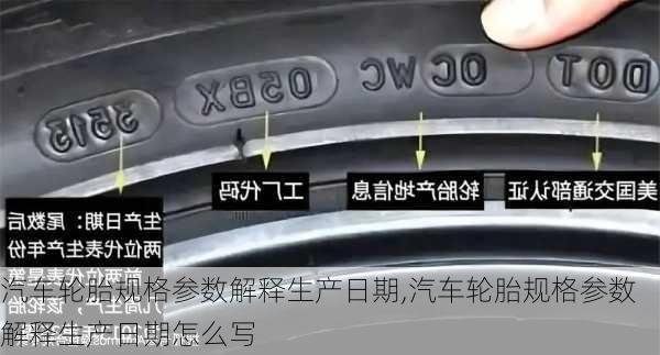 汽车轮胎规格参数解释生产日期,汽车轮胎规格参数解释生产日期怎么写