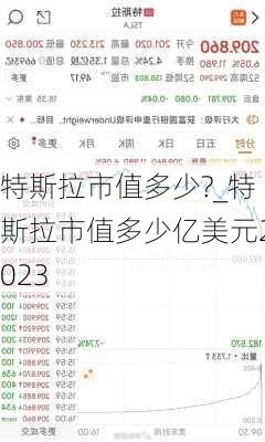 特斯拉市值多少?_特斯拉市值多少亿美元2023