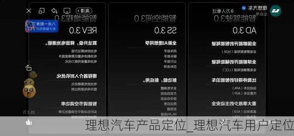 理想汽车产品定位_理想汽车用户定位