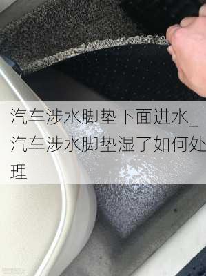 汽车涉水脚垫下面进水_汽车涉水脚垫湿了如何处理