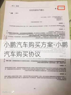 小鹏汽车购买方案-小鹏汽车购买协议