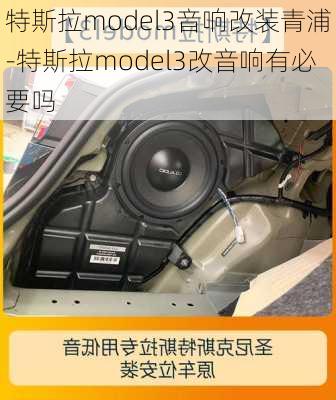 特斯拉model3音响改装青浦-特斯拉model3改音响有必要吗