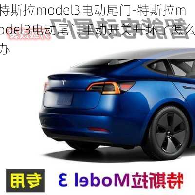 特斯拉model3电动尾门-特斯拉model3电动尾门手动开关开坏了怎么办