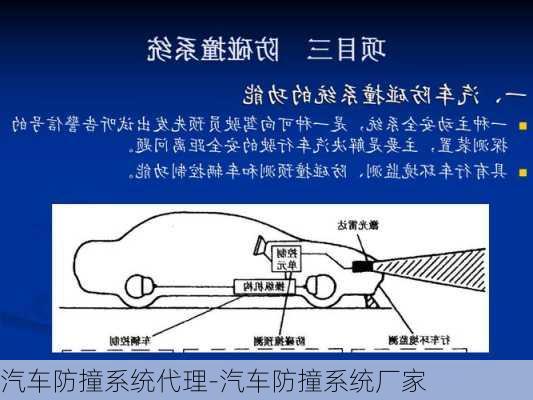 汽车防撞系统代理-汽车防撞系统厂家