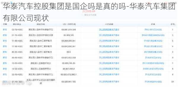 华泰汽车控股集团是国企吗是真的吗-华泰汽车集团有限公司现状