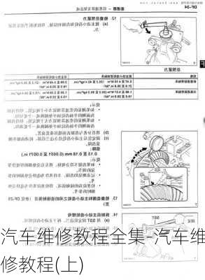 汽车维修教程全集-汽车维修教程(上)