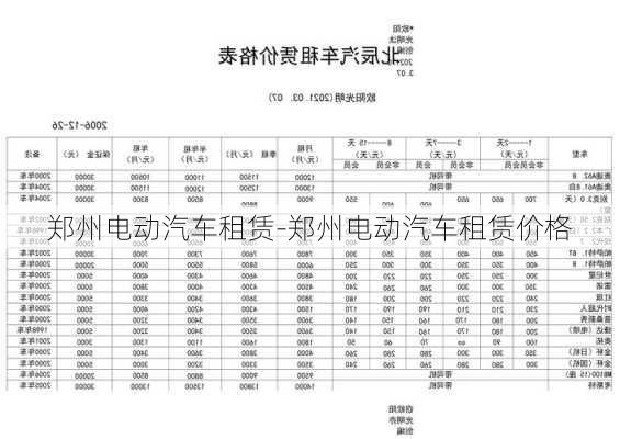 郑州电动汽车租赁-郑州电动汽车租赁价格