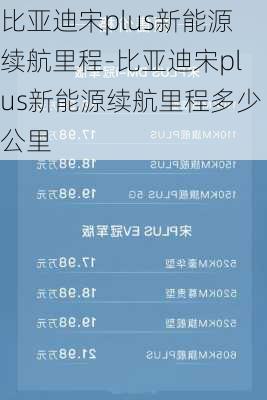 比亚迪宋plus新能源续航里程-比亚迪宋plus新能源续航里程多少公里