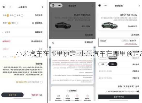 小米汽车在哪里预定-小米汽车在哪里预定?