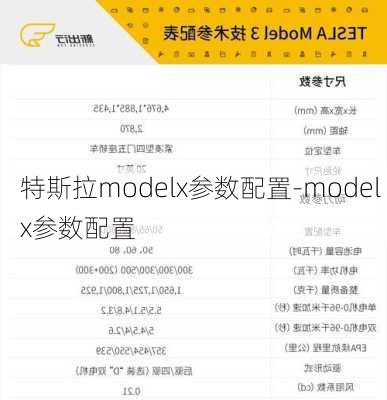 特斯拉modelx参数配置-model x参数配置