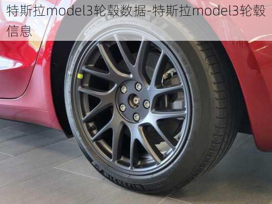 特斯拉model3轮毂数据-特斯拉model3轮毂信息