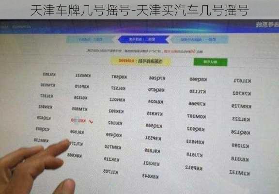 天津车牌几号摇号-天津买汽车几号摇号