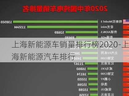 上海新能源车销量排行榜2020-上海新能源汽车排行