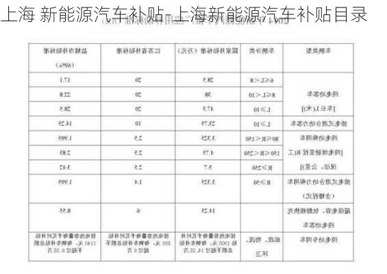 上海 新能源汽车补贴-上海新能源汽车补贴目录