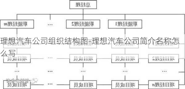 理想汽车公司组织结构图-理想汽车公司简介名称怎么写