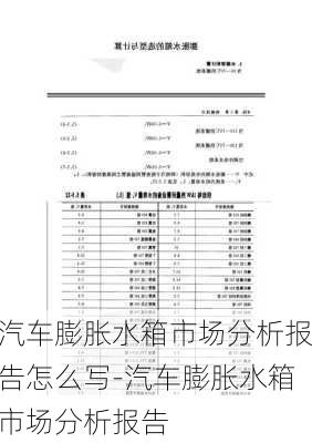 汽车膨胀水箱市场分析报告怎么写-汽车膨胀水箱市场分析报告