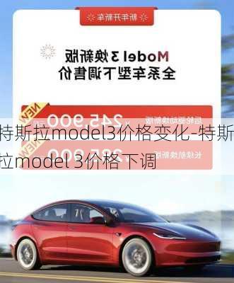 特斯拉model3价格变化-特斯拉model 3价格下调