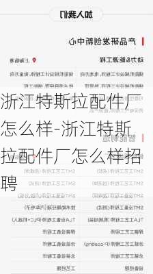 浙江特斯拉配件厂怎么样-浙江特斯拉配件厂怎么样招聘