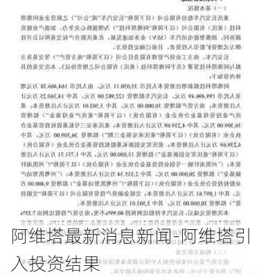 阿维塔最新消息新闻-阿维塔引入投资结果