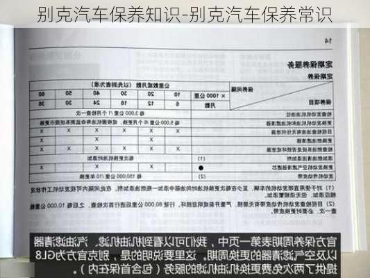 别克汽车保养知识-别克汽车保养常识